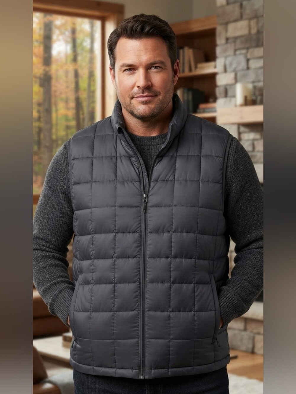 Swiss Tech Men's Puffer Vest